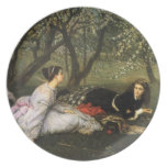 Ladies in Apple Blossoms Party Plate