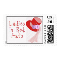 Ladies in Red Hats Postage postage