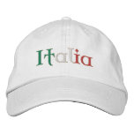 Ladies Italia baseball hat for Calcio fans Embroidered Baseball Cap