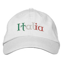 Ladies Italia baseball hat for Calcio fans embroidered hats by Calcio Ladies Italia baseball hat for Calcio fans embroidered hats