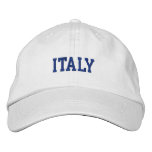 Ladies Italy cap for Italian fans Embroidered Baseball Caps