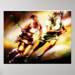 Ladies Lacrosse Poster