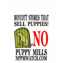 Ladies Long Sleeve No Puppy Mills T-Shirt by NPPMWATCH Ladies Long Sleeve No Puppy Mills T-Shirt