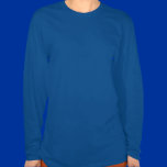 Ladies Long Sleeve Shirt w/ American flag/ The o t-shirts