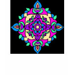 t-shirt, ladies, long-sleeved, rangoli pattern,