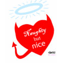 Ladies' Naughty 'n' Nice Tee Shirt shirt