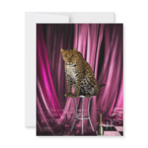 Ladies Night Club Leopard Event Party Invitation