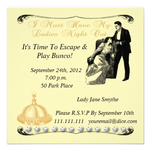 Ladies Night Out Invitation