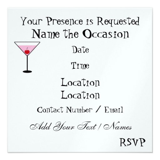 Ladies Night Out - SRF Custom Announcements
