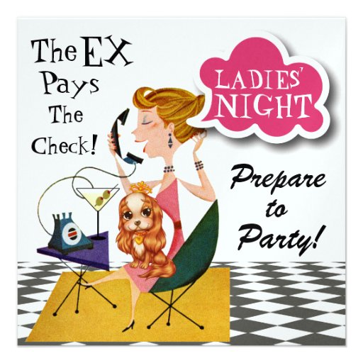 Ladies Night Out - SRF Custom Announcements (front side)