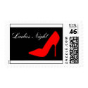 Ladies night shoe stamp