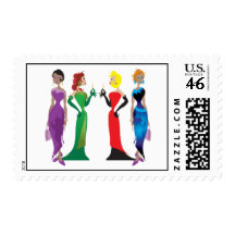 Ladies' Night Postage Stamps