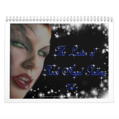 Ladies of Rock Angel Gallery Wall Calendar by Rockangel1