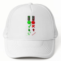 Ladies or Mens Right & Wrong Cap hats by 2wheeldigitalworks Ladies or Mens Right & Wrong Cap hats