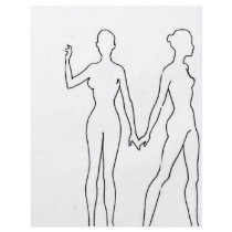 Ladies outline flyers