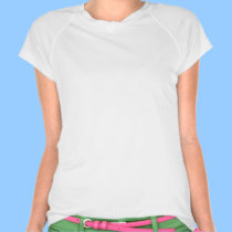 Ladies performance microfiber tank logo t-shirts