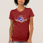 Ladies Petite Girls US soccer t-shirt
