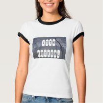 Ladies Ringer T-shirt - Customized by 13thfuneral Ladies Ringer T-shirt - Customized