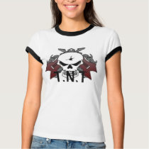 Ladies Ringer T-shirt - Customized by BFMV003 Ladies Ringer T-shirt - Customized