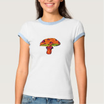 Ladies Ringer T-Shirt - Customized by hadleymonster Ladies Ringer T-Shirt - Customized
