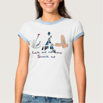 Ladies Ringer T-Shirt - Customized by amorpha Ladies Ringer T-Shirt - Customized