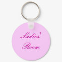 Ladies' Room key chain keychains by bonnievoyage Ladies' Room key chain keychains