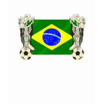 Ladies Samba football carnival Brazil vest t-shirts