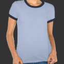 Ladies Spill Crew Ringer t-shirts
