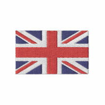 Ladies Stylish Front and Back British Flag Embroidered Polo Shirt