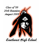 Ladies T SWHS '89 20th Reunion Tshirts