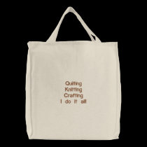 Ladies Tote Bag embroidered bags