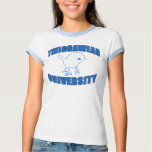 Ladies Twigga Blu/Wht Ringer T-Shirt