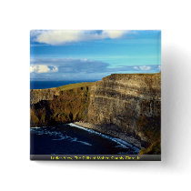 Ladies View, The Cliffs of Moher, County Clare, Ir Pins
