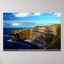 Ladies View, The Cliffs of Moher, County Clare, Ir Posters