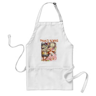 Ladies Vintage Coffee Apron by jamiecreates1