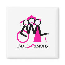 Ladies With Lesions Refrigerator Magnet