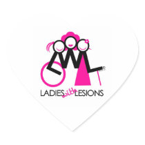 Ladies With Lesions Sticker