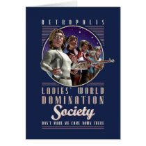 Ladies' World Domination Society Greeting Card