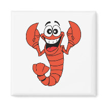Ladlow the Lobster Refrigerator Magnets