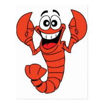 Ladlow the Lobster Postcards