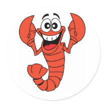 Ladlow the Lobster Sticker