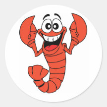 Ladlow the Lobster Sticker