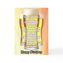 Lad's Prayer Birthday Card