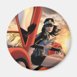 Lady Action Magnet