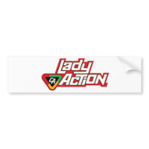 Lady Action Mug - Paul Gulacy Artwork Bumper Stickers