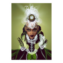 lady africa print