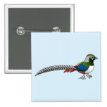 Lady Amherst's Pheasant Button