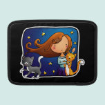 Lady and 2 cats ipad sleeves
