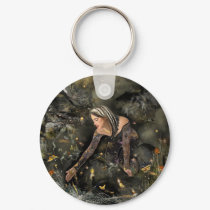 Lady and Butterflies! keychains by Occitania Lady and Butterflies! keychains