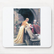 Lady and Knight castle Mousepad